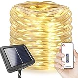 Homestarry Solar Powered?String Lights 300 LEDs 100?Ft?with?8?Modes?Remote Tangle-Free?Decorative?Ro
