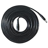 Liwinting 2m DC電源延長ケーブル 1.35mm * 3.5mmオス - メスDCプラグ延長コード、カメラ、電源アダプタ、ワイヤレスIPカメラなどに適しています（黒）