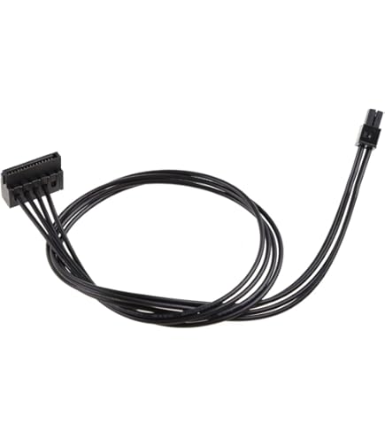 Amazon.co.jp: BLUEXIN ATXミニ4ピンから2Xライトアングル15ピンSATA