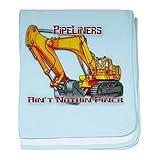 CafePress – Pipeliners baby blanket – スーパーソフトベビー毛布、新生児おくるみ ブルー 755634654-0-98-0