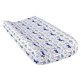 Trend Lab Dr. Seuss New Fish Changing Pad Cover, Blue, Green and Gray