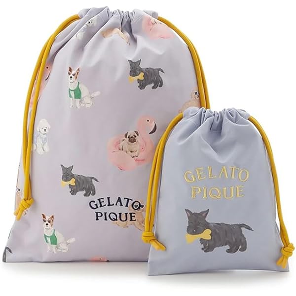 Amazon | [ジェラート ピケ] SUMMER DOG総柄ダイカットポーチ