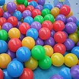 200pcs 7 cmランダムカラーボールFunソフトプラスチック海洋ボールベビーキッドSwim Pit Toy