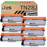 ブラザー(Brother)用 TN-28J 互換 トナーカートリッジ ブラック BK TN28J 6本 【三年保証/増量タイプ/IC付き】対応機種：MFC-L2740DW MFC-L2720DN DCP-L2540DW DCP-L2520D FAX-L2700DN HL-L2365DW HL-L2360DN HL-L2320D プリンター