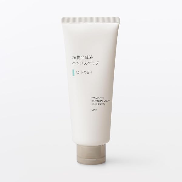 Muji 23003421 Plant Fermentation Fluid, Head Scrub, Mint Scent, 7.1 oz (200 g) - 1