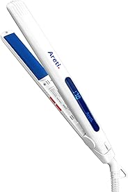 Areti【日本 本社 正規品】ヘアアイロン ストレート 20mm 白 1年保証 カール 両用 海外対応 メンズ 兼用 i679BL