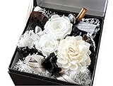 花由 ボックスフラワー hana cube 黒箱 【プリザーブドフラワー】 ノワール
