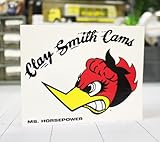 クレイスミス(Clay Smith) ステッカー ミス・ホースパワー 左向き＿SC-CSD021L-MON