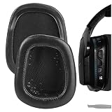 Geekria イヤーパッド Elite 互換性 パッド ロジクール Logitech G533, G633, G635, G933, G935,G930 G933S G633S G635 G430 G431 G432 G433 G332 G230 G231 G233 G35 ヘッドホンに対応 パッド イヤー/イヤーカップ (ラムスキン/ブラック)