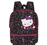 Hello Kitty Neon on Black Backpack [並行輸入品]