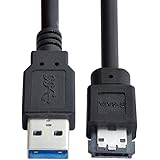 CY USB 3.0 - eSATA アダプター USB - HDD/SSD/ODDコンバーター eSATA - USBケーブル