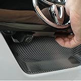 SWD-DG トヨタ ライズ メッキリアゲート ドアハンドルカバー ドアノブカバー ガーニッシュ 用のToyota 新型 RAIZE A200系 ABS 1P【カーボン調】RZ-029-T