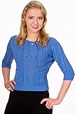 Banned Apparel - Slippery Slope Top L / Azure Blue