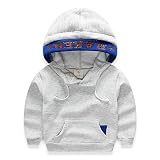 New Autumn/Winter Fleece Hooded Kids Jacket -5