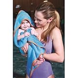 Cuddledry Cuddleswim Baby Towel (Orange Edge) by Cuddledry