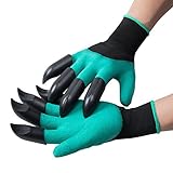 ANPHSIN ガーデングローブ庭用手袋園芸用手袋庭の手袋爪付き掘りと植栽便利 - 2爪