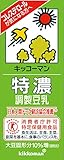 キッコーマン 特濃調整豆乳(特定保健用食品） ２００ｍｌ ６０本セット（３０本入×２）常温保存可能