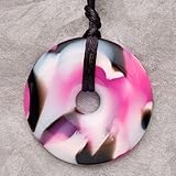 Teething Bling Pendant - Donut Shape (Pink Camouflage) by Smart Mom Jewelry [並行輸入品]
