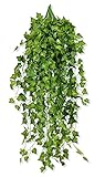 造花 フェイクグリーン ハンギングアイビー 人工観葉植物 2本セット