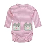 Chaufly ベビー服 ロンパース 新生児 ベイビー ボーイズ ガールズ ロングスリーブ ロンパーストライプ 漫画 グジャンプスーツ