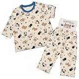 西松屋 [EFD] 腹巻付きロールアップ長袖パジャマ（柴犬総柄） 【80cm・90cm・95cm】　95