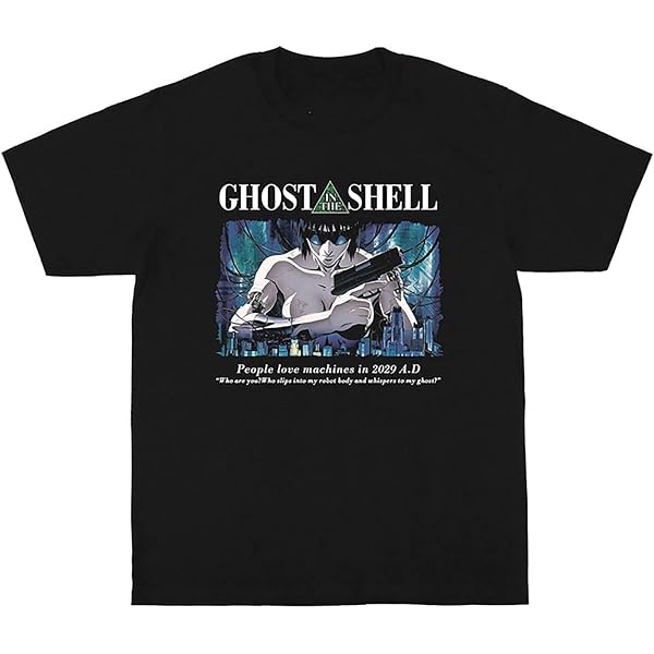 Amazon.co.jp: 攻殻機動隊 Tシャツ XL 士郎正宗 GHOST IN THE SHELL