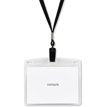 Amazon | オープン工業 吊り下げ名札 ネームプレート 名札 カード