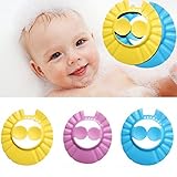 シャンプーハット かわいい 洗髪用帽子 サイズ調節可能なベビーシャワーキャップ かわいいシャンプーハット シャンプーキャップ帽子 耳のシールド付き シャワー用防水帽 防水帽 安全 保護 キャップ お風