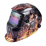 Tiptiper 暗くなる溶接ヘルメット、自動暗くする溶接ヘルメットマスクUV保護IR保護
