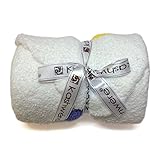 (カシウェア)Kashwere ドット 柄 ベビー ブランケット ホワイト Baby Blanket Polka Dot White BB-73-01-30 [並行輸入品]