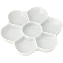 Amazon.co.jp: 墨運堂 筆洗 角 2穴 陶器 12cm 26504 : ホビー