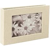 セキセイ ハーパーハウス フレームポケットアルバム Lサイズ40枚収容 リネン XP-2740-42 【まとめ買い3冊セット】