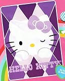 Sanrio Hello Kitty毛布ツインサイズ60 " x 80 "ミンクRaschel Plush Throw