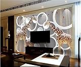 Sproud 生き生きとした動物のデザイン大規模 3 次元エフェクトを適用すると、 3 D の壁紙様々な動物のプロトタイプのデザイン Papel De Parede 300 Cmx 210 Cm の種