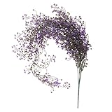 Dovewill 全5色　人工　耐久性　インテリア　植物　壁掛け　飾り　アドミナール　樹木　植物　観葉植物　造花　壁掛け 人工観葉植物　プラスチック製　 - ダークパープル