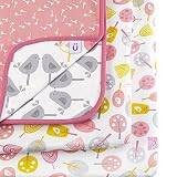 Snuz Crib Bedding Set - Little Tweets Bird Print (Fits SnuzPod and Chicco Next2Me) by The Little Gre