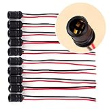 信号光ソケット ライトソケット 電球ソケット　延長ワイヤ付き　12V　T10 501 W5W LED　自動車用　10個入り