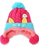 ININUK 　子供 帽子 キッズ 可愛い ニット帽 女の子 男の子 ベビー用ハット 秋冬 防寒 防寒グッズ 毛糸 キッズ帽子 柔らか かわいい 子ども ポンポン ニットキャップ 通学 通園 クリスマ