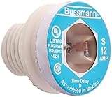 Bussmann BP / s-12 12 AmpタイプS time-delay dual-elementプラグヒューズRejectionベース125 V UL Listed、カード付