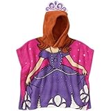 Baby Toddler Girl Sofia the First Princess Hooded Poncho Blanket by Disney [並行輸入品]