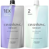 【縮毛矯正】資生堂 クリスタライジングストレート α H 1剤 2剤5セット Amazon | 資生堂 クリスタライジング ストレート S ストレート