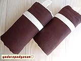 よだれカバー　タオル&ダブルガーゼ　茶ライン　エルゴ等