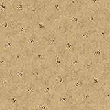 York Wallcoverings YC3406 Welcome Home Mini Berry Spot Wallpaper, Beige/Parchment Tan/Ruby Red/Brown