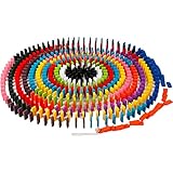 Linyuan 安定した品質 Children Kids Colorful Educational Toys Wooden Domino Rally 120 Piece Set