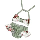Ama ( TM )幼児用子供ベビー女の子花柄ビキニセット水着水着水着 カラー: グリーン