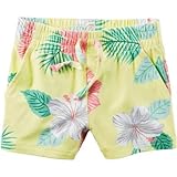 カーターズ Carter's/ プルオンハワイアンプリントショーツ イエロー ボトムスショートパンツ 4歳【並行輸入】