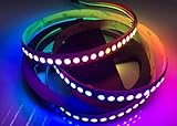 APA102 アドレス可能なDC5V 5050 RGB ledピクセルストリップ1m 144LED / m NON防水 144pixels / M