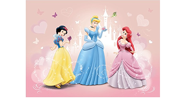 Amazon ディズニープリンセストリオ壁紙壁画 3x Large 416 Cmx254 Cm Wxh 4 009vexxxl 壁装用具