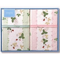 ウェッジウッド ワイルドストロベリー 綿毛布 ピンク グリーン ペア 未使用品 ウェッジウッド ワイルドストロベリー 綿毛布 - メルカリ