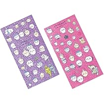 Amazon.co.jp: キャラクター キラキラシール2（全2種セット） : 文房具 